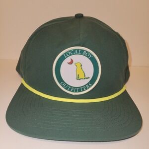 Local Boy Outfitters Ball Marker Snapback Hat Cat Green Masters